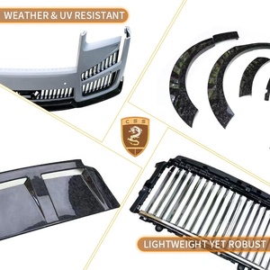 Kit de carrocería estilo MSY de fibra de carbono seco de Venta caliente para <span class=keywords><strong>Rolls</strong></span> <span class=keywords><strong>Royce</strong></span> Cullinan viejo a nuevo parachoques delantero rueda ceja <span class=keywords><strong>techo</strong></span> ala Bodykit - Product Image 3