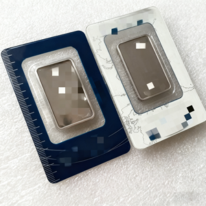 แท่งโลหะคุณภาพสูง 2.5 กรัม 5 กรัม 10 กรัม 20 กรัม 50 กรัม 100 กรัม แท่งทองคำ 1 ออนซ์ สวิตเซอร์แลนด์ ของขวัญนำโชค บรรจุภัณฑ์ปิดผนึก มีหมายเลขที่แตกต่างกัน - Product Image 2