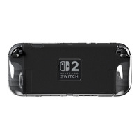 Aoloion NS2 Half-Pack Casing Pelindung Transparan TPU Lembut untuk Switch2 & Joy-Con Anti-gores Aksesori Game Cetakan Khusus