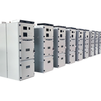 Armoire de commutation industrielle KYN28 en acier galvanisé moyenne et haute tension avec lignes d'entrée/sortie IP40 pour la distribution électrique