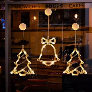 Décoration de Noël à suspendre sur fenêtre, ventouse, personnalisable, bonhomme de neige, Père Noël, lumière de Noël, vente chaude 2025 - Product Image 2