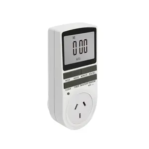 Minuterie numérique électronique, interrupteur 24 heures, prise AU cyclique, minuterie de cuisine, prise programmable, 220V, 120V