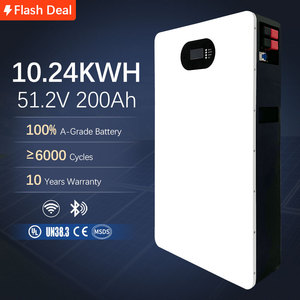 แบตเตอรี่ลิเธียม100Ah ติดผนัง51.2โวลต์48โวลต์แบตเตอรี่ลิเธียมปิดกริด15kWh ลิเธียมต้นทุนพลังงานแสงอาทิตย์สำหรับบ้าน - Product Image 1