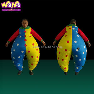 Utdoor Funny alalking nnflotable own UIT ololorful dudult earearable low P Fat uffoon oostume Fo irircus - Product Image 1