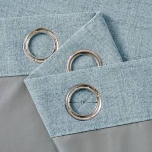 <span class=keywords><strong>Cortinas</strong></span> de Poliéster Transpirables de 130 g/m² que Aclaran la Habitación, Suaves y con Filtro de Luz Natural, Juego de 2 Piezas para Dormitorio - Product Image 6