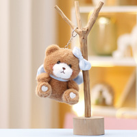 Offre Spéciale – Porte-clés en Peluche Ours Mignon de Divers Styles, Porte-clés Ours en Peluche Doux avec Ailes, Jouets en Peluche Ours de Mariage, Porte-clés Ours en Peluche Teddy