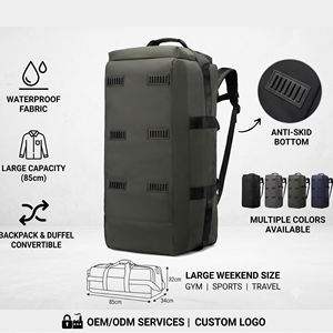 OEM Large Capacity Travel Duffel Bag Waterproof Convertible <b>Backpack</b> Duffel Bag for Gym Sports Weekend Travel - Product Image 1
