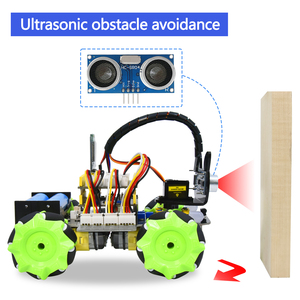 कीस्ट्रोडियो अद्वितीय शैली y स्मार्ट बीटी शैक्षिक 4wd मेकानम रोबोट किट - Product Image 3