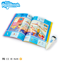 Mainan edukasi usia dini anak-anak mudah berbicara mesin Set pena bicara dengan 3 buku untuk Trilingual 600 kata belajar