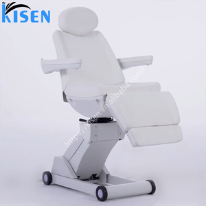 Kisen Luxury White Esthetician Massage <b>Table</b> Beauty Salon Furniture Lash Bed Cosmetic <b>Electric</b> Spa Beauty Facial Massage Bed - Product Image 3