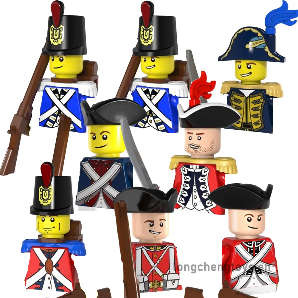 Imperial Royal Guards Naval Governador Com Arma Soldado Personagem Building Blocks Figuras Para Crianças Brinquedos Juguetes PG8035