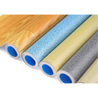 Linoléum plastique blanc or, tapis d'hôpital, 4 m de large, Beau Dance, 1,2 mm, tapis de gym en vinyle, style bois, revêtement de sol en PVC en rouleau