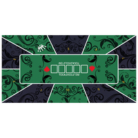 Vente Flash - Échantillons OEM - Tapis de poker pliable portable personnalisé pour table de Texas Hold'em - Tapis de poker antidérapant en caoutchouc