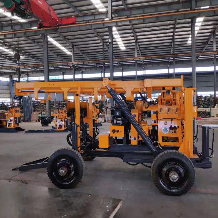 200m 300m 500m 600m Hydraulic Trailer Mounted Multifunctional Water Well XYX-3 Drilling Rig