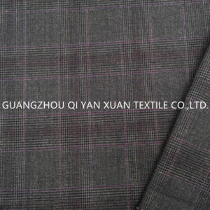 جديد البوليستر دنة مزيج الايطالية منقوشة دعوى الرجال معطف المورد النسيج - Product Image 6