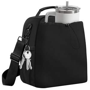Mochila de viaje aislada con bolsa de almuerzo para acampar y viajar Se adapta a tazas Stanley de 40/30oz, bolsa refrigeradora a prueba de fugas con bolsillos - Product Image 1