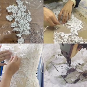 Gris Sexy hors de l'épaule 2024 nouvelle robe de soirée sirène perlée de luxe de Dubaï - Product Image 5