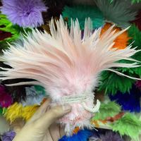Großhandel 4-6 Zoll 6-8 Zoll Mehrfarbige Hahnenfedern für Fliegenbinden Karneval Samba Festival Dekorationen