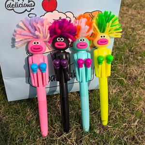 ของเล่นบรรเทาความเครียดที่ออกแบบใหม่ นวัตกรรมสร้างสรรค์ ปากกาลูกลื่นรูปทรงลูกบอลชกมวยสำหรับเด็ก สนุกสนาน ปรับแต่งได้ ทนทาน ทำจากพลาสติก - Product Image 6