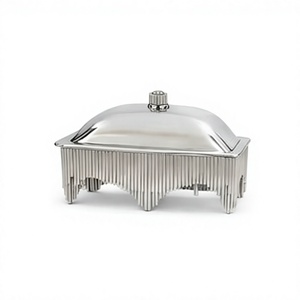 Durable Stainless Steel Chafing Dish Set for Keeping <b>Food</b> <b>Warm</b> at Weddings Hotels Restaurants Buffet Banquets and Catering Event - Product Image 1