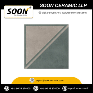 Carreaux de porcelaine vitrifiée de qualité supérieure 20x20 pouces pour parking extérieur Carreau design luxueux de fournisseur indien - Product Image 3