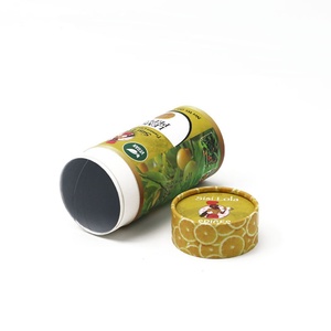 Emballage en tube de papier kraft biodégradable, recyclable et personnalisable, qualité alimentaire, impression quadricolore, revêtement UV pour bonbons au sucre - Product Image 5