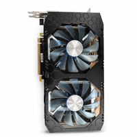 Kartu Grafis RX 590 8GB GDDR5 PCI Express GPU Dual Fan Baru untuk Gaming Desktop Grosir