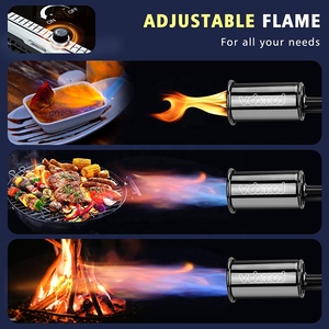 Powerful Classic Big Flame <strong>Kitchen</strong> <strong>Blow</strong> <strong>Torch</strong> for Cooking BBQ Grill Steak Searing with Safety Lock Cigarette Use - Product Image 3