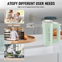 Batteur à œufs de cuisine Sonifer SF-7034 en gros, petit, pas cher, en plastique, électrique, à main, pour mélanger les aliments et les gâteaux