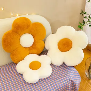 yanxiannv cpc 35/45cm Cute Room Decor Pillow Leisure Floor Sofa Soft Plush Cushion Sun Flower Pillow
