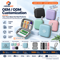 Étui de rangement pour médicaments en EVA imperméable à coque rigide avec logo personnalisé, intérieur ajusté avec précision, design portable