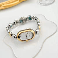 Montre à quartz de luxe Scottie 9731B 2026, design élégant, petit cadran ovale, étanche, décontractée, pour femme, cadeau pour filles