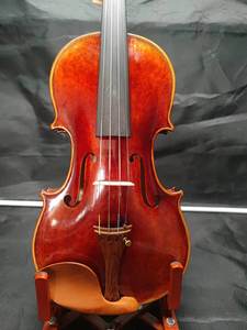 Violon artisanal anti-grain antique 1/32-4/4, fabriqué par un maître luthier, avec de superbes grains clairs et un manche à belle veine, violon de qualité supérieure - Product Image 3
