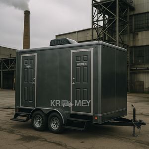 Douche et toilettes mobiles de luxe en conteneur à 2 cabines pour l'extérieur 2025 - Product Image 5