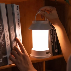 Đèn Retro Sạc Pin Usb Mini Tiện Dụng Ngoài Trời Tùy Chỉnh Đèn Khuếch Tán Máy Tạo Độ Ẩm Không Khí 400Ml Cho Cắm Trại - Product Image 3