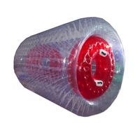 Boule gonflable de rouleau de l'eau avec la prise démontable, rouleau gonflable transparent de marche de l'eau