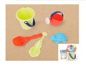 Großhandel Hochwertige kunden spezifische bunte Baby Sand Strand Schaufel Spielzeug und Autos mit 14 Stück Set