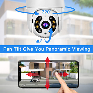 <span class=keywords><strong>ICSEE</strong></span> 1080P 3MP 5MP 4K Domo Seguridad IP CCTV Cámara Exterior Inalámbrico WIFI Audio bidireccional P2P Seguimiento automático PTZ Visión nocturna Nube - Product Image 3