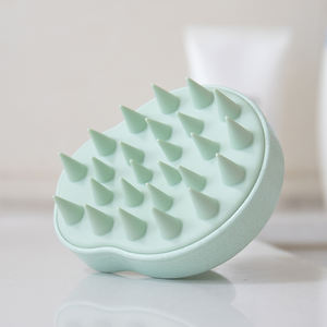 Nuovo arrivo districante spazzola per capelli Scrubber per capelli spazzola per Shampoo in Silicone massaggiatore per cuoio capelluto per la crescita dei capelli - Product Image 3