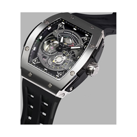 Montres automatiques en acier, design usine et personnalisées, avec petite seconde lumineuse, pour le marché professionnel et les marques d'invités
