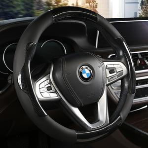 En gros creative pas cher en fibre de carbone en cuir de voiture véhicule <span class=keywords><strong>volant</strong></span> couverture - Product Image 2