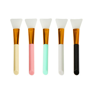 Wholesale Custom Logo Soft Silicone Face Mask Brush DIY <strong>Makeup</strong> <strong>Tools</strong> Facial Mud Mask Applicator Brush - Product Image 1
