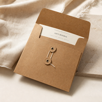 Pochettes en papier kraft recyclé personnalisées, format petit, impression pour cartes de vœux écologiques, vêtements, étuis pour bons de réduction