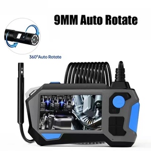 Caméra endoscopique double à rotation automatique à 360 degrés, 12 mm, HD1080P, écran IPS 4,5 pouces, boroscope d'inspection à double objectif orientable à 360 degrés - Product Image 6