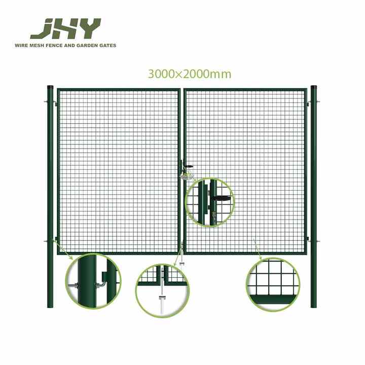 3x2m Back Garden Yard Wire Mesh Fencing Gates| Alibaba.com