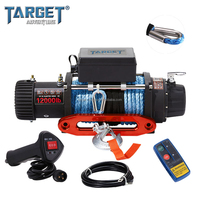 Nouveau moteur haute puissance 12000 lb pour pick-up 4x4, treuil électrique étanche pour usage intensif, vitesse rapide 12V/24V, certifié CE/GS, homologué route