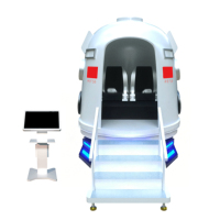 Simulateur VR de réalité virtuelle rotatif à 360 degrés avec fauteuil de cinéma, garantie 1 an, prise en charge de la langue anglaise