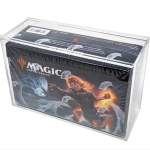 Wholesale Custom Clear Transparent Mtg Booster <b>Box</b> Acrylic Case for Collectible Display - Product Image 5
