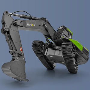 Camion en alliage 1/14 Scale Remote Control Diecast Car 22 CH <span class=keywords><strong>HUINA</strong></span> <span class=keywords><strong>1593</strong></span> Metal Engineering Excavator Toys <span class=keywords><strong>RC</strong></span> Car - Product Image 4