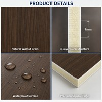 Nouveau design, panneau mural insonorisant et résistant à l'humidité en fibre de bambou, placage de bois en cristal de carbone, pour la maison et l'hôtel